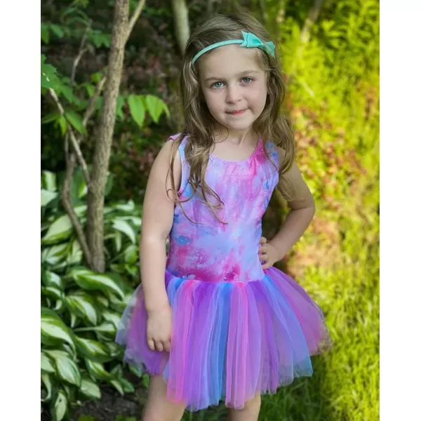 Arshiner Girls Dance Tutu Dress Sparkly Sequin Ballet Leotards Cross Back Ballerina Costumes for Toddler Party