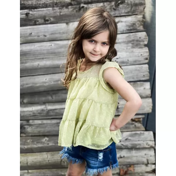 Arshiner Girl's Jean Shorts Ripped Frayed Raw Hem Denim Shorts