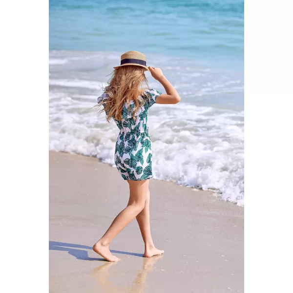 Arshiner Girls Kids Jumpsuit Off Shoulder Ruffle Romper Playsuit Summer Outfits Clothes Set