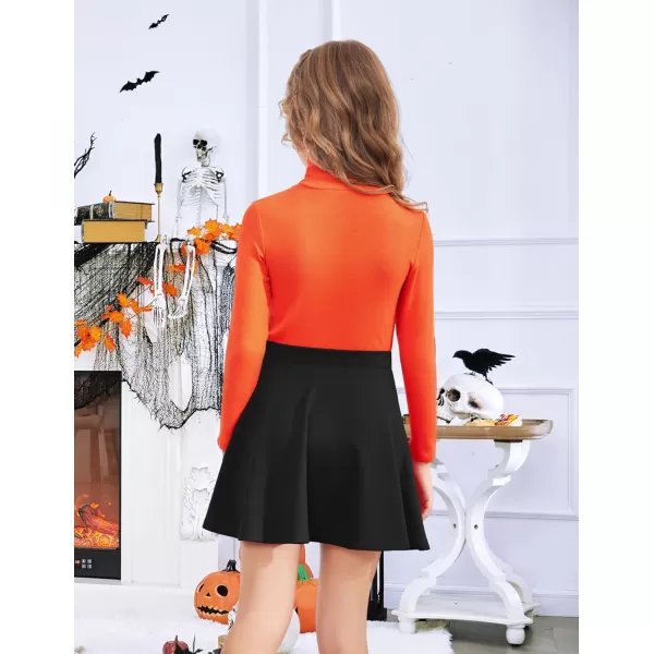 Arshiner Girls Pleated Skirt High Waisted Plaid A-line Skirts with Lining Shorts School Uniform