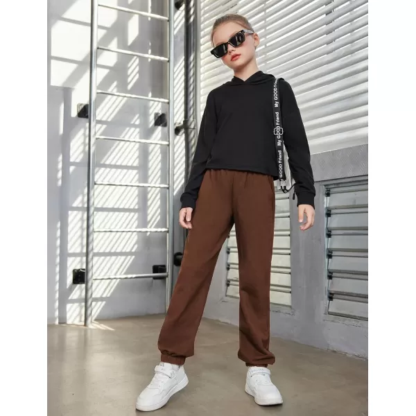 Arshiner Kids Girls Tie Dye Joggers Comfort Loose Sweatpants High Waist Trouser