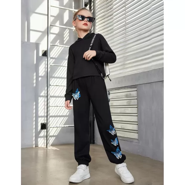 Arshiner Kids Girls Tie Dye Joggers Comfort Loose Sweatpants High Waist Trouser