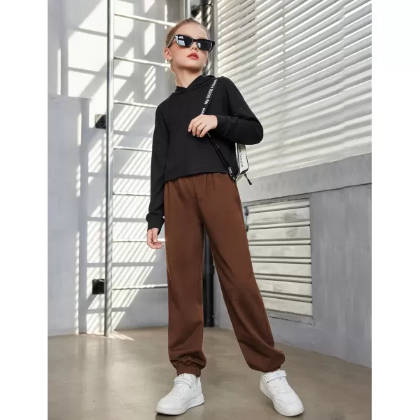 Arshiner Kids Girls Tie Dye Joggers Comfort Loose Sweatpants High Waist Trouser