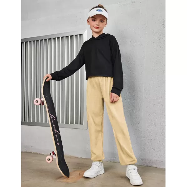 Arshiner Kids Girls Tie Dye Joggers Comfort Loose Sweatpants High Waist Trouser