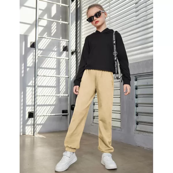 Arshiner Kids Girls Tie Dye Joggers Comfort Loose Sweatpants High Waist Trouser