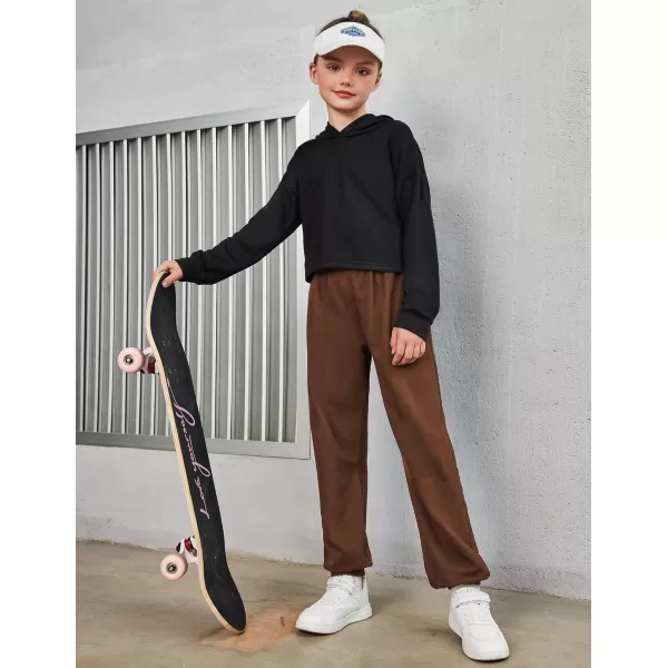 Arshiner Kids Girls Tie Dye Joggers Comfort Loose Sweatpants High Waist Trouser