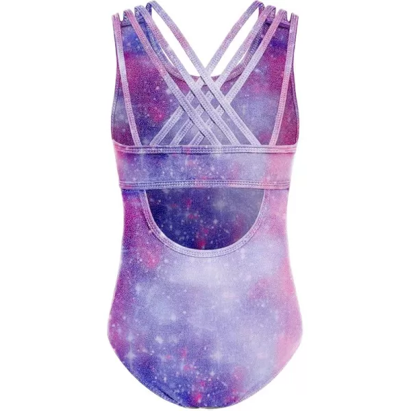 Arshiner Girls Ballet Leotards Dance Gymnastic Outfits Crisscross Straps SleevelessTank Dancewear