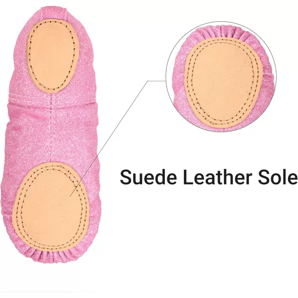 Arshiner Ballet Shoes for Girls Canvas Ballet Slippers Dance Shoes with Elastic Band for Toddler/Little Kid/Big Kid
