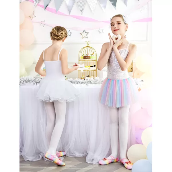 Arshiner Ballet Shoes for Girls Canvas Ballet Slippers Dance Shoes with Elastic Band for Toddler/Little Kid/Big Kid