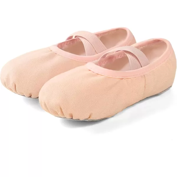 Arshiner Ballet Shoes for Girls Canvas Ballet Slippers Dance Shoes with Elastic Band for Toddler/Little Kid/Big Kid