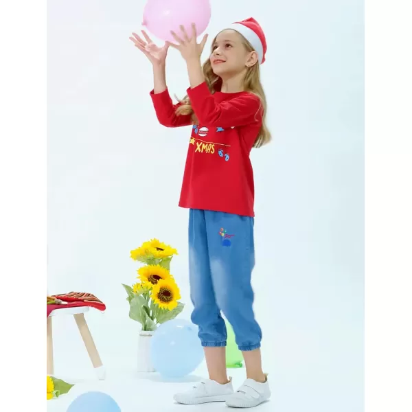 Arshiner Girls Casual Tie Dye Crewneck Long Sleeve Sweaters Loose Fashion Tops for 4-12 Years