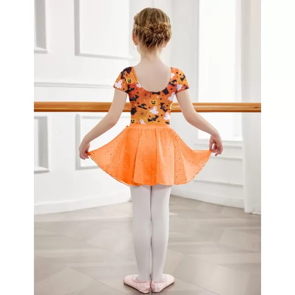 Arshiner Girls Sequin Ballet Leotards Combo Irregular Hem Dance Dresses Outfits Toddler Skirted Leotard