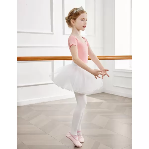 Arshiner Girls Sequin Ballet Leotards Combo Irregular Hem Dance Dresses Outfits Toddler Skirted Leotard