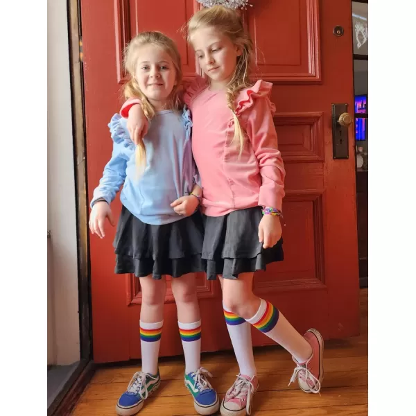 Arshiner Girls Tennis Skirt with Shorts High Waisted Active Skort Running Workout Athletic Golf Skirts with Pockets