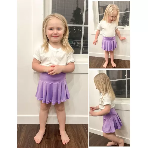 Arshiner Girl's Tennis Skirts with Shorts Athletic Pleated Skirt Workout Performance Skorts with Pockets for Kids 4-13Y