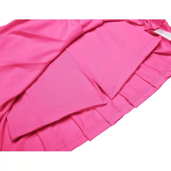 Arshiner Girl's Tennis Skirts with Shorts Athletic Pleated Skirt Workout Performance Skorts with Pockets for Kids 4-13Y
