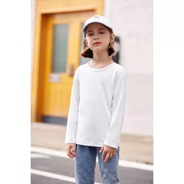 Arshiner Kids 3 Pack Long Sleeve Tees Girls Tees 3pcs Shirts