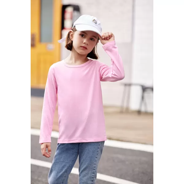 Arshiner Kids 3 Pack Long Sleeve Tees Girls Tees 3pcs Shirts