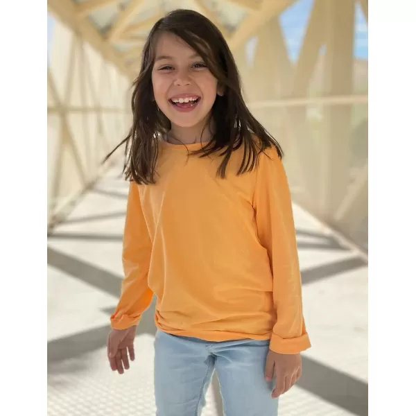 Arshiner Kids 3 Pack Long Sleeve Tees Girls Tees 3pcs Shirts