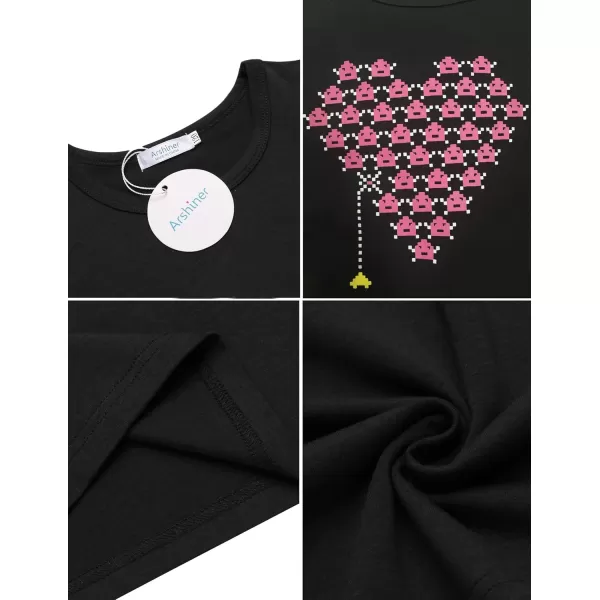 Arshiner Kids 3 Pack Long Sleeve Tees Girls Tees 3pcs Shirts