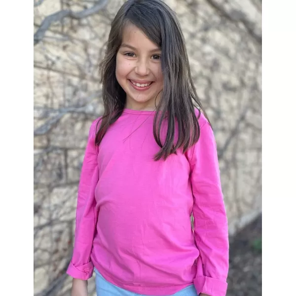 Arshiner Kids 3 Pack Long Sleeve Tees Girls Tees 3pcs Shirts