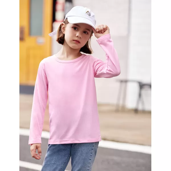 Arshiner Kids 3 Pack Long Sleeve Tees Girls Tees 3pcs Shirts