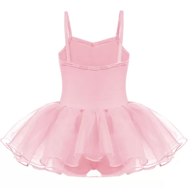 Arshiner Kids Girls Sequined Camisole Ballet Dance Leoatards Dress Gymnastics with Spark Tutu Skirt 