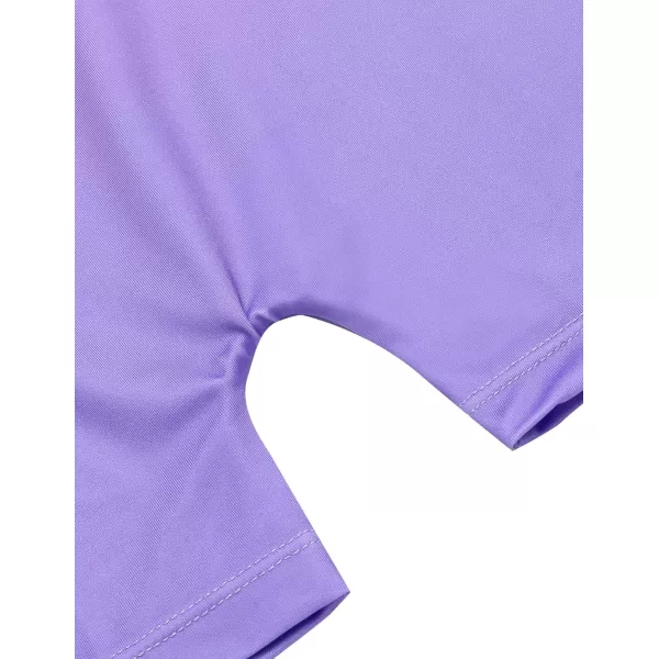 Arshiner Leotards for Girls Gymnastics with Shorts Color Gradient Shiny Diamond Kids Biketard