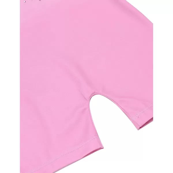 Arshiner Leotards for Girls Gymnastics with Shorts Color Gradient Shiny Diamond Kids Biketard