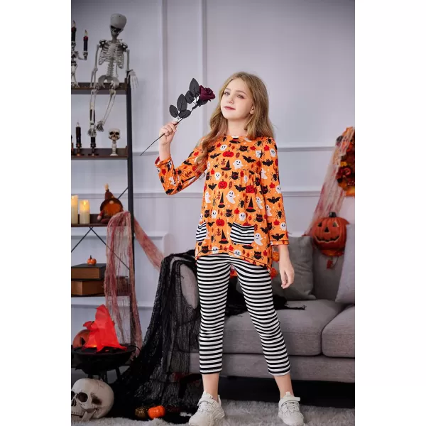 Arshiner Little Girls' Pajama Sets Clothing Sets Bunny Long Sleeve Outfits 2 PCS Top Leggings Sets
