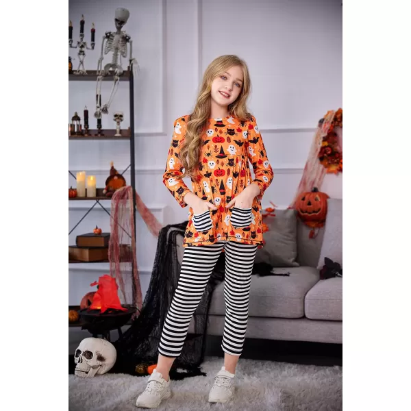 Arshiner Little Girls' Pajama Sets Clothing Sets Bunny Long Sleeve Outfits 2 PCS Top Leggings Sets