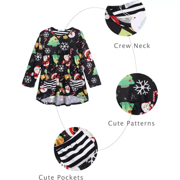 Arshiner Little Girls' Pajama Sets Clothing Sets Bunny Long Sleeve Outfits 2 PCS Top Leggings Sets