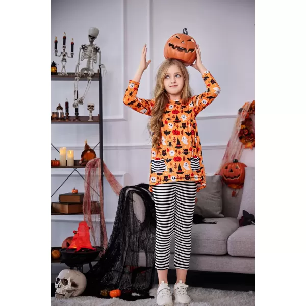 Arshiner Little Girls' Pajama Sets Clothing Sets Bunny Long Sleeve Outfits 2 PCS Top Leggings Sets