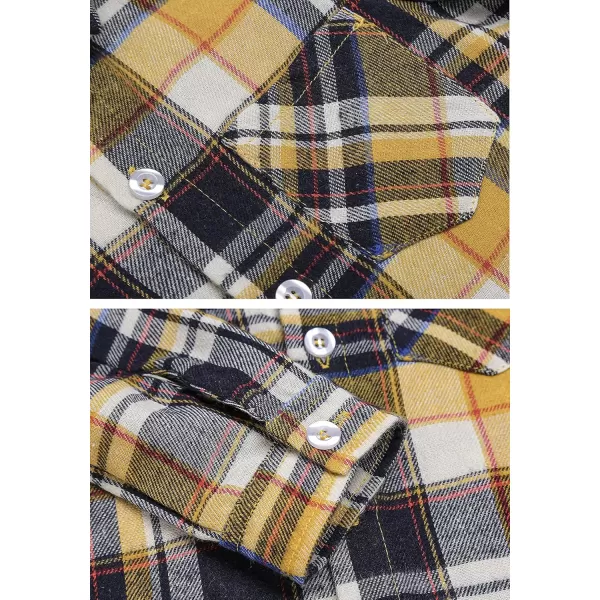 Arshiner Toddler Boys Girls Long Sleeve Plaid Shirt Button-Down Flannel T-Shirt Kids Tops