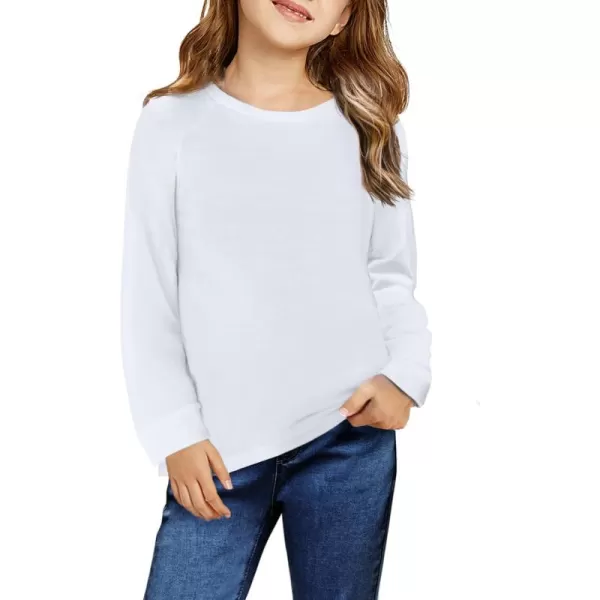 Arshiner Girls Casual Tie Dye Crewneck Long Sleeve Sweaters Loose Fashion Tops for 4-12 Years