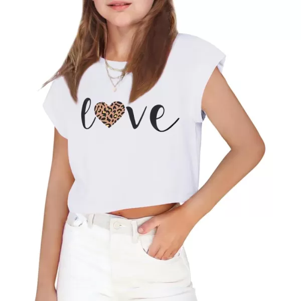 Arshiner Girls Shirt Crop Tops Short Sleeve Summer Drop Shoulder Batwing Sleeve Crewneck Loose T Shirt Tee
