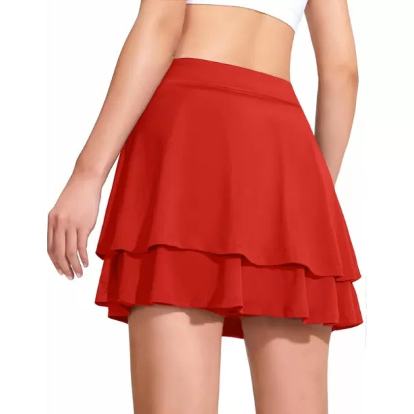 Arshiner Girls Tennis Skirt with Shorts High Waisted Active Skort Running Workout Athletic Golf Skirts with Pockets