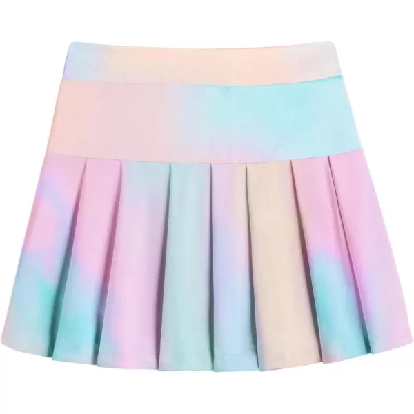 Arshiner Girl's Tennis Skirts with Shorts Athletic Pleated Skirt Workout Performance Skorts with Pockets for Kids 4-13Y