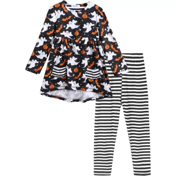 Arshiner Little Girls' Pajama Sets Clothing Sets Bunny Long Sleeve Outfits 2 PCS Top Leggings Sets