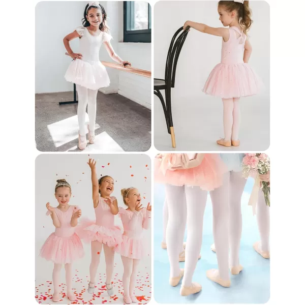 Arshiner Ballet Tights for Girls Footed Ultra Soft Pro Dance Tights Kids Ballet Tight Pantyhose