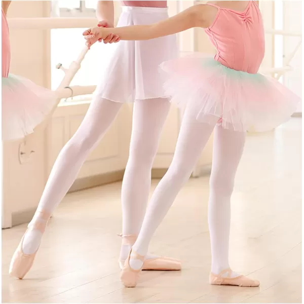Arshiner Ballet Tights for Girls Footed Ultra Soft Pro Dance Tights Kids Ballet Tight Pantyhose