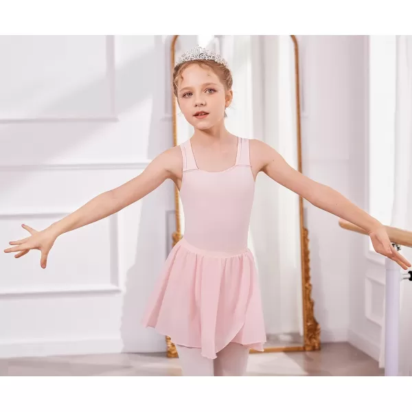 Arshiner Girls Ballet Skirts Dance 3 Pack Chiffon Wrap