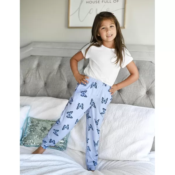 Arshiner Girls Pajama Pants Kids Plaid Pj Pants Comfy Lounge Sleepwear Bottoms with Pockets