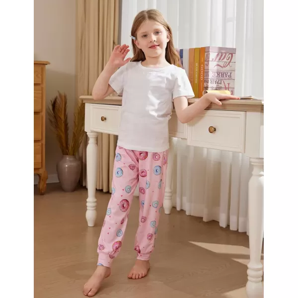 Arshiner Girls Pajama Pants Kids Plaid Pj Pants Comfy Lounge Sleepwear Bottoms with Pockets