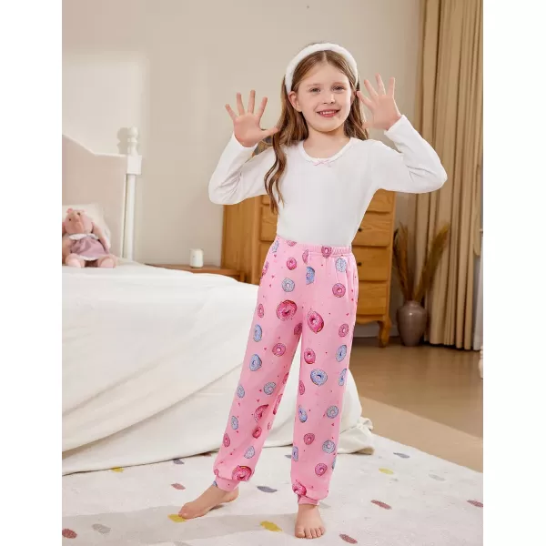 Arshiner Girls Pajama Pants Kids Plaid Pj Pants Comfy Lounge Sleepwear Bottoms with Pockets