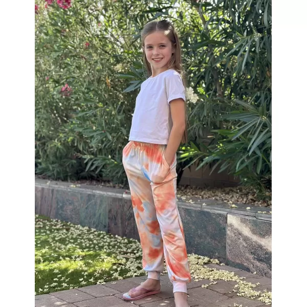 Arshiner Girls Pajama Pants Kids Plaid Pj Pants Comfy Lounge Sleepwear Bottoms with Pockets