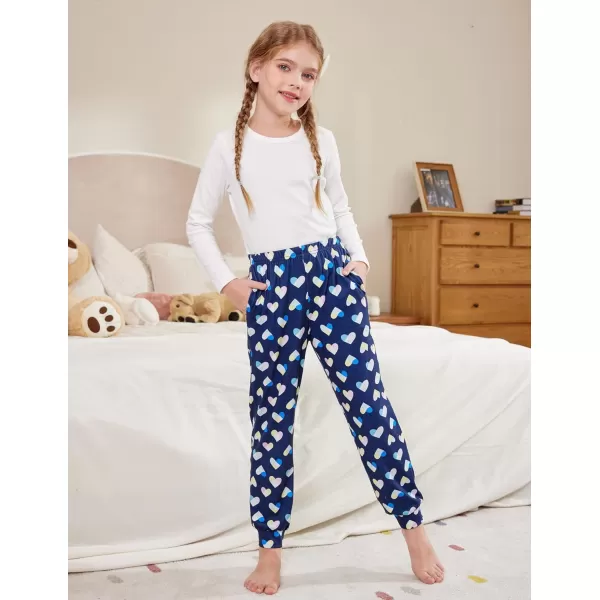 Arshiner Girls Pajama Pants Kids Plaid Pj Pants Comfy Lounge Sleepwear Bottoms with Pockets