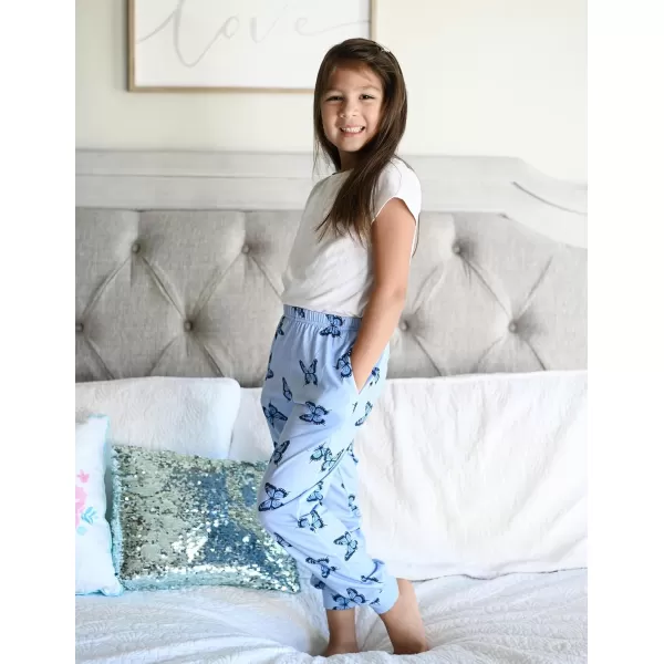 Arshiner Girls Pajama Pants Kids Plaid Pj Pants Comfy Lounge Sleepwear Bottoms with Pockets