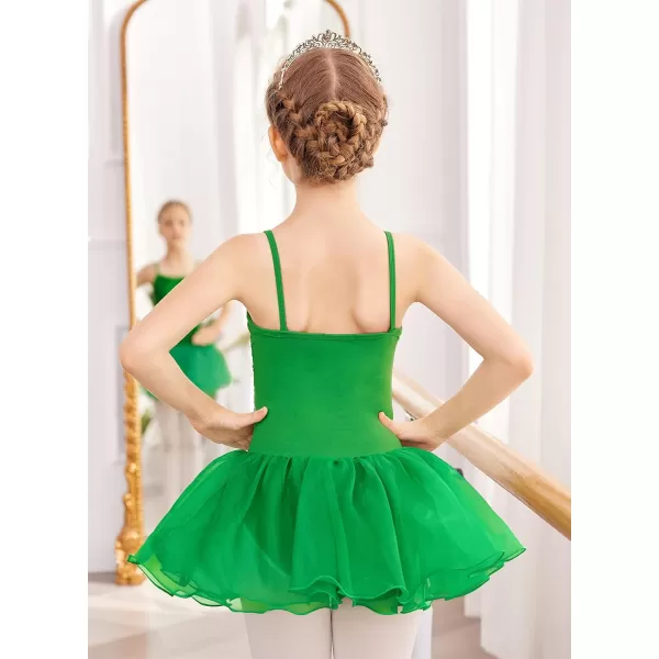 Arshiner Kid Girls Sparkly Sequin Ballet Leotards with Tutu Skirt Dance Dress Sleeveless Ballerina Outfits