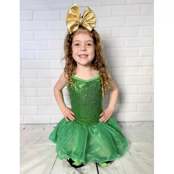 Arshiner Kid Girls Sparkly Sequin Ballet Leotards with Tutu Skirt Dance Dress Sleeveless Ballerina Outfits